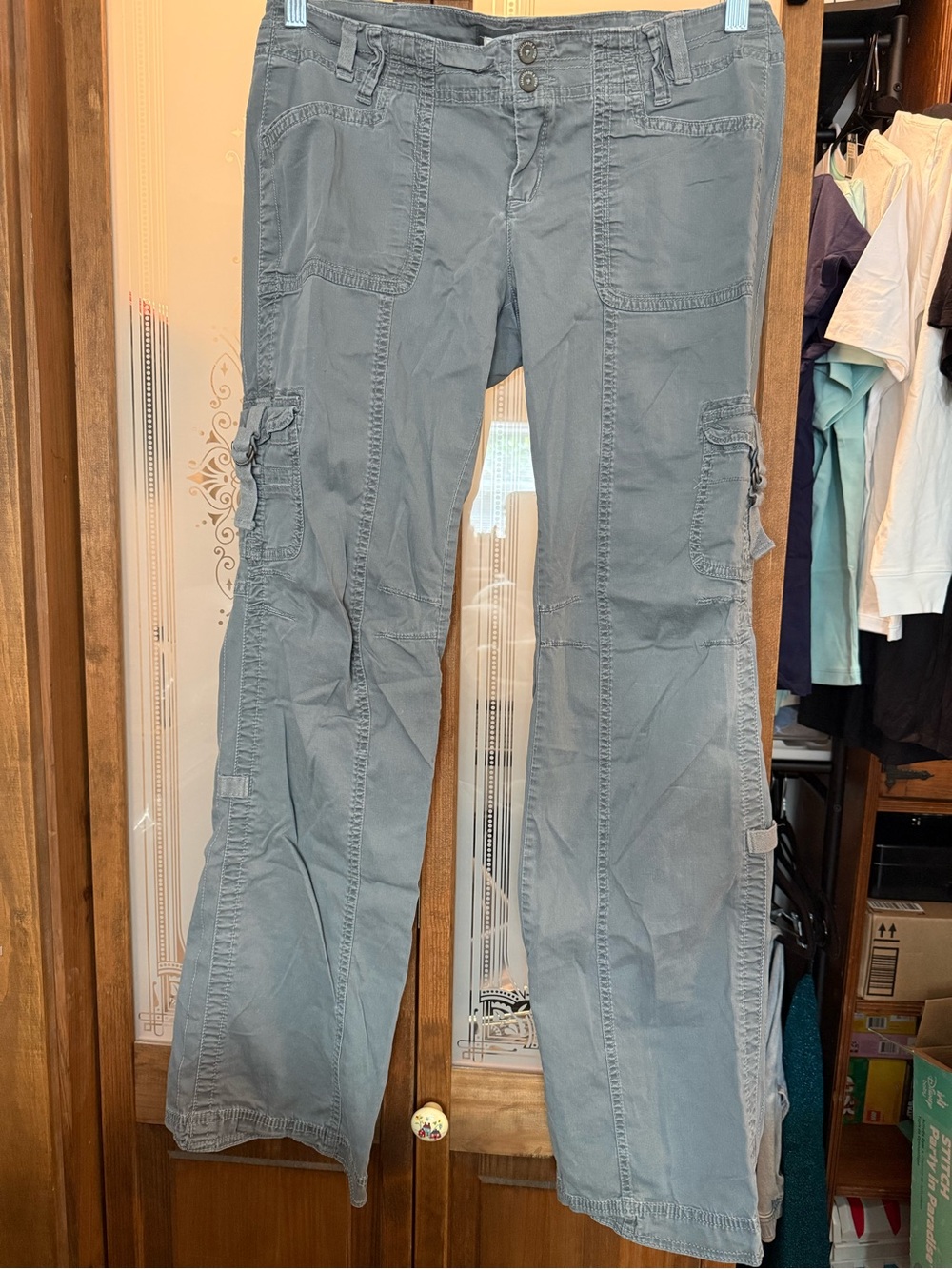 Abercrombie & Fitch Gray Cargo Pants
